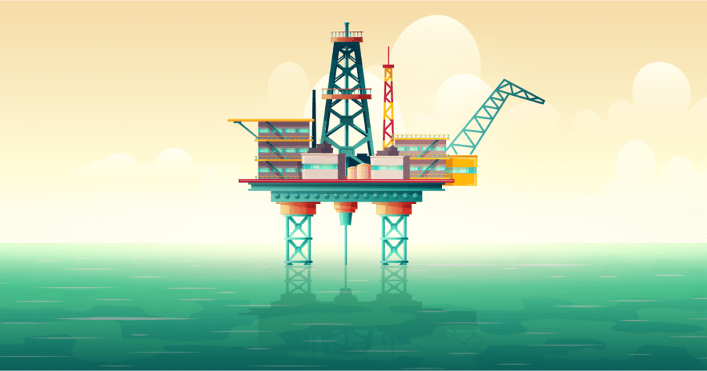 A view of the ocean above and below the surface