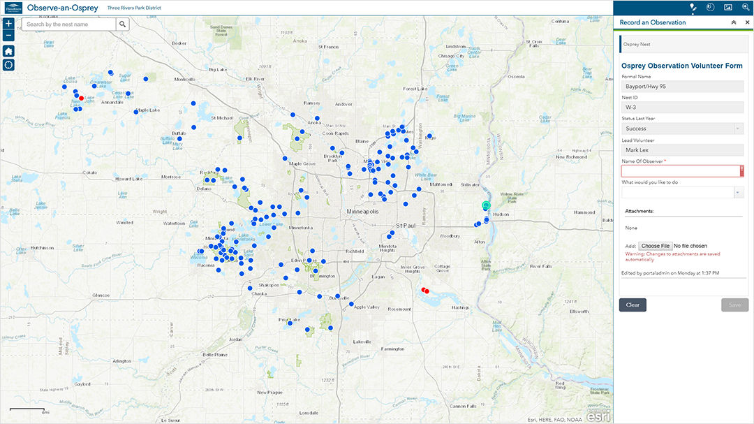 Three Rivers Geoscape Three Rivers Park District Improves Efficiency with GIS Solution